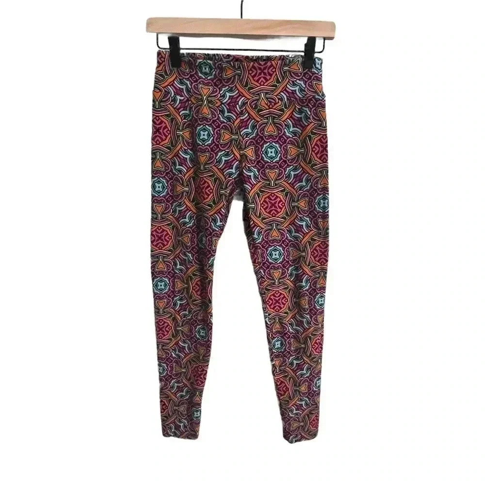 Lularoe Unicorn Print Celtic Knot Buttery Soft One Size Leggings